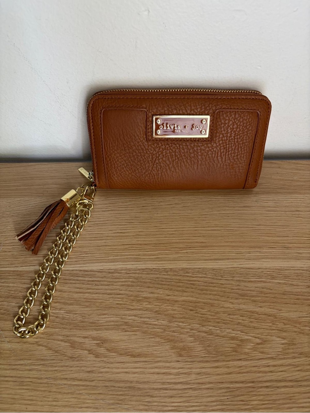 Olivia + Joy Logo Plate Wallet